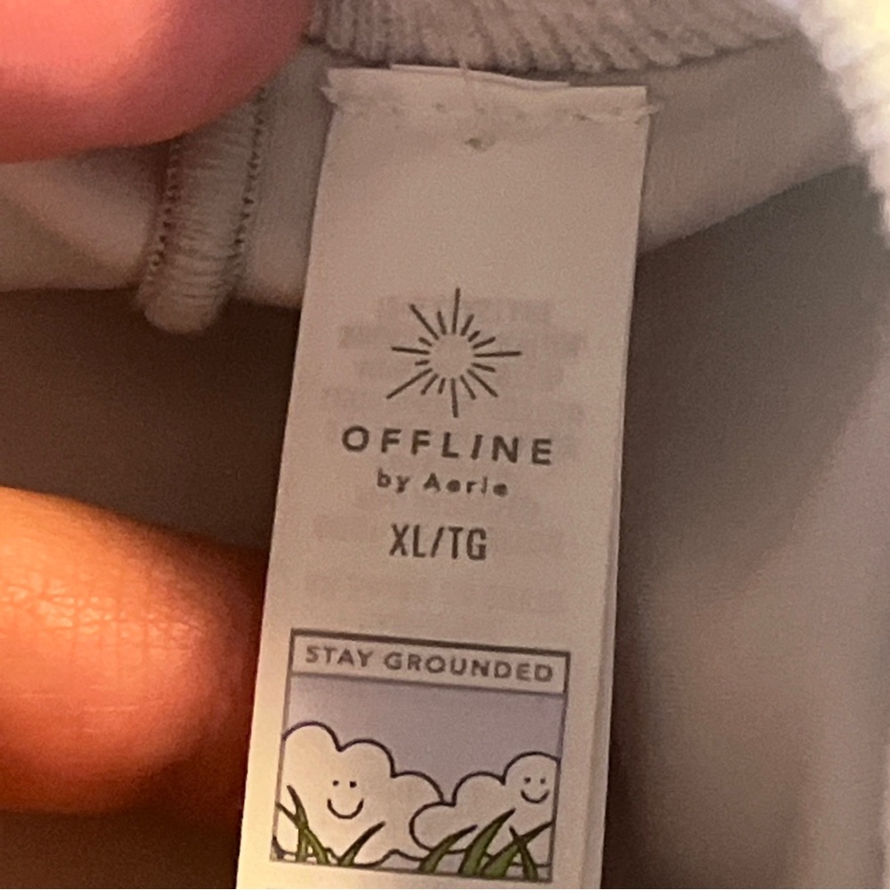 Offline By Aerie Cloud Fleece Bubble Skort Size Small NWT Gray Size XL - Picture 6 of 11